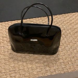 Longchamp patent leather handbag